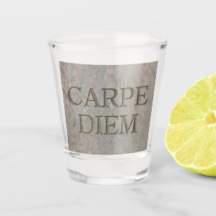 A Shot Carpe Diem Pierre Saisir le verre Jour tiré
