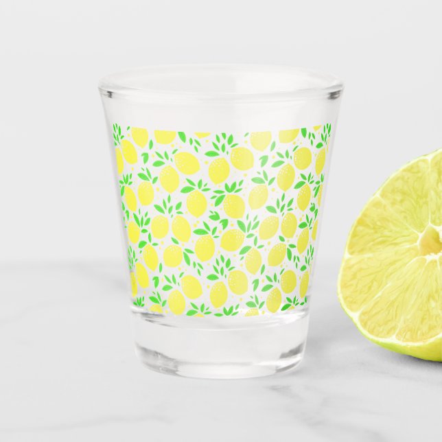 A Shot Citrons en verre (Devant)