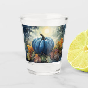 A Shot Citrouille bleu - Verre de tir