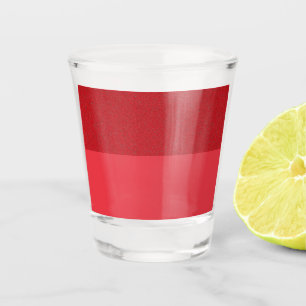 A Shot Coupe demi-et-demi de verre inversé rouge tomate p