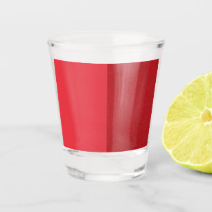 A Shot Coutume Tomate Rouge Lisse+Bruit Deux Tons Verre S