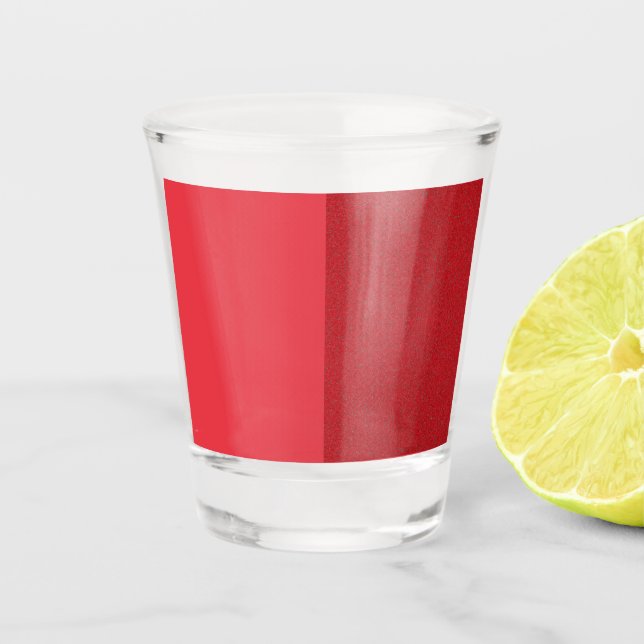 A Shot Coutume Tomate Rouge Lisse+Bruit Deux Tons Verre S (Devant)