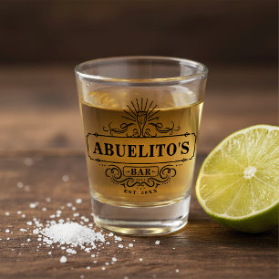 A Shot Cuisine Abuelito's Bar Année en verre