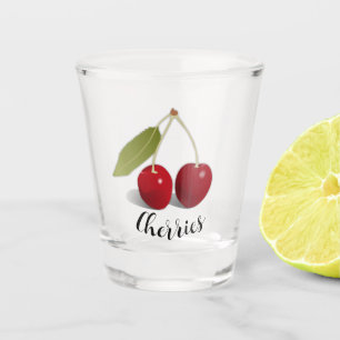 A Shot Deux cerises Design Verre de tir