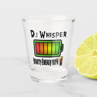 A Shot DJWhisper 100% Partie d'énergie verre de tir
