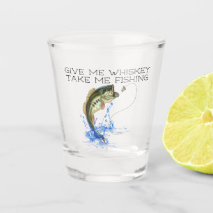 A Shot Donne-moi Whiskey Me prendre Pêche Verre