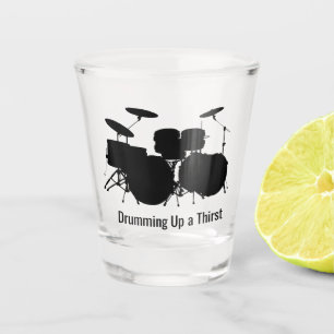 A Shot Drumage Ensemble de tambours Design Verre de tir