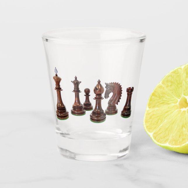 A Shot Échecs en verre (Devant)