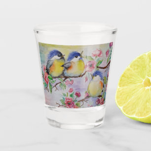 A Shot Éperons Verre Tiré Beaux Oiseaux