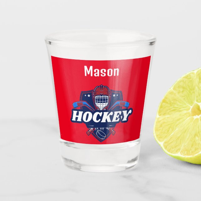 A Shot Équipement de hockey en verre - Personnalisé - Ajo (Devant)