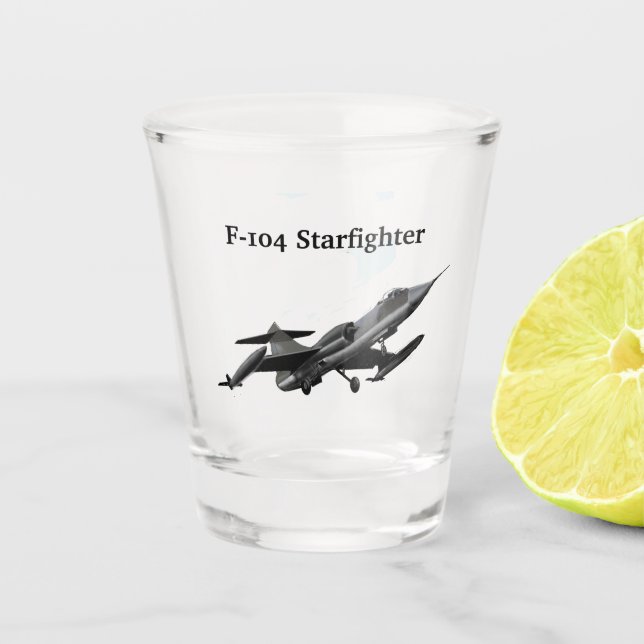A Shot F-104 Verre de tir de Starfighter (Devant)
