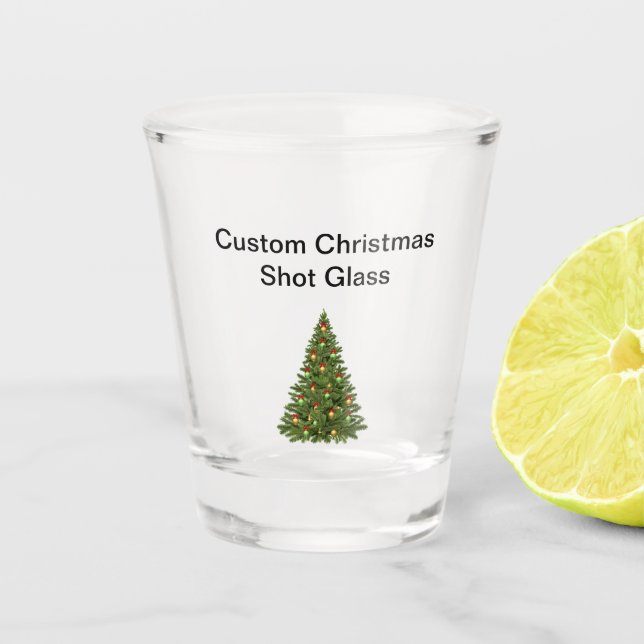 A Shot Fête de Noël, verre tiré (Devant)
