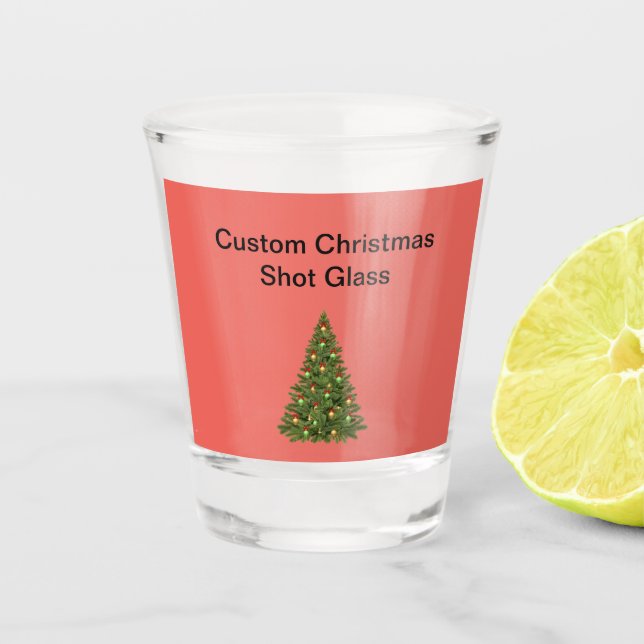 A Shot Fête de Noël, verre tiré (Devant)