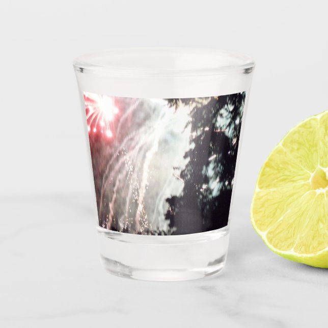 A Shot Feux d'artifice 14 verre tourné (Devant)