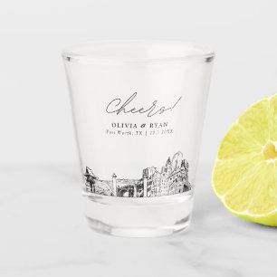 A Shot Fort Worth Wedding Favor Cheers Coup De Verre