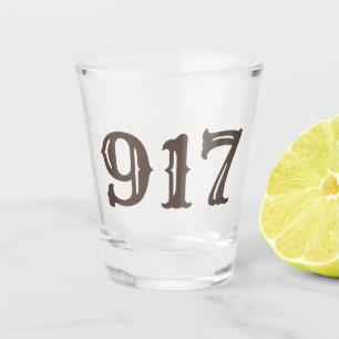 A Shot Indicatif régional 917 (New York) Verre de tir