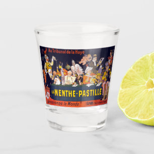 A Shot La Menthe Pastille Verre Vintage