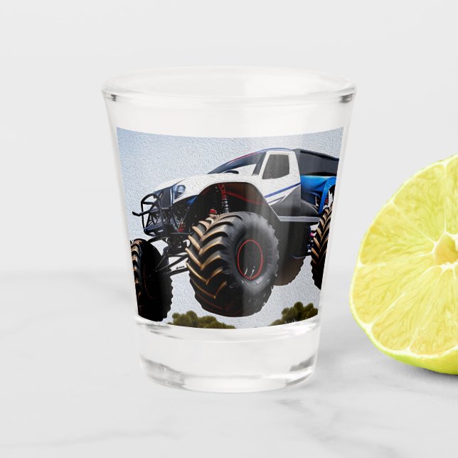 A Shot Lancement du camion Monster, verre de tir (Devant)