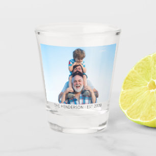 A Shot Mariage photo personnalisé verre de tir