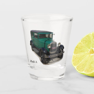 A Shot Modèle vert Un verre tiré