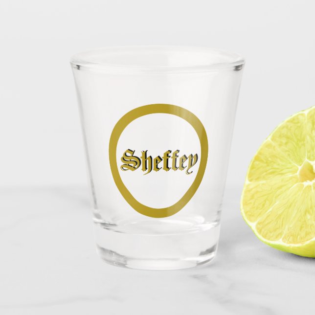 A Shot Monogramme Or Verre de tir (Devant)
