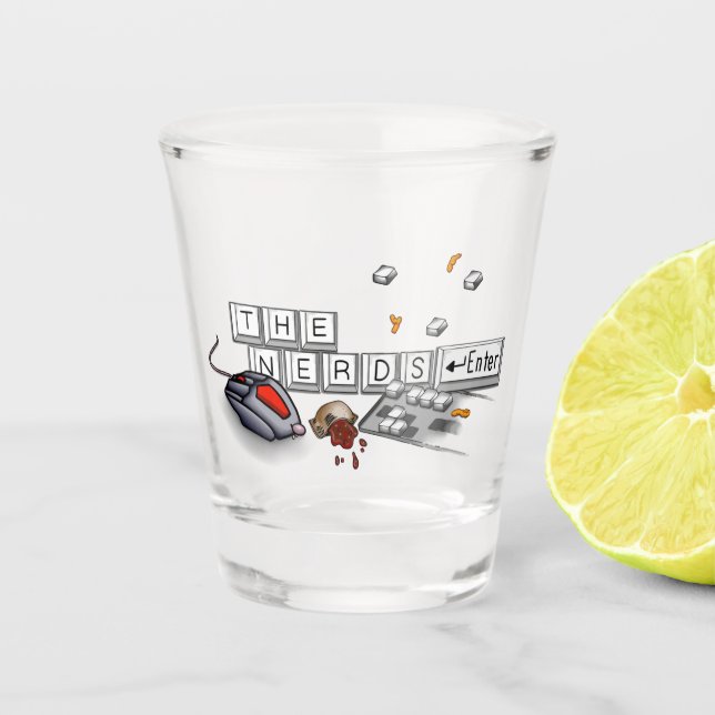 A Shot Nerds - Verre de tir de course principal PC (Devant)