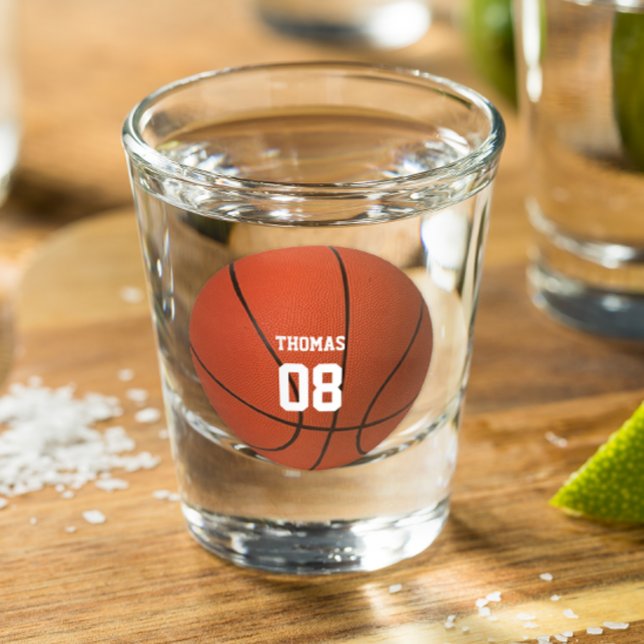 A Shot Nom et numéro du basket-ball Verre de tir personna (Créateur téléchargé)