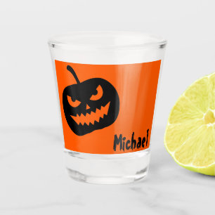 A Shot Nom, Halloween Jack-o'-lantern 1.5oz verre de tir