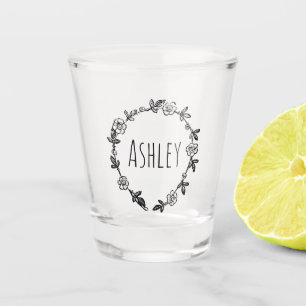 A Shot nom personnalisé de verre à liqueur