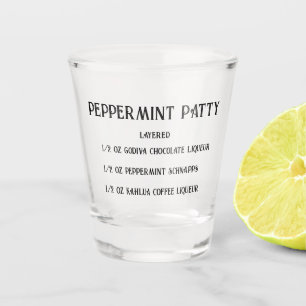 A Shot Pepperment Patty nouveauté verre abattu