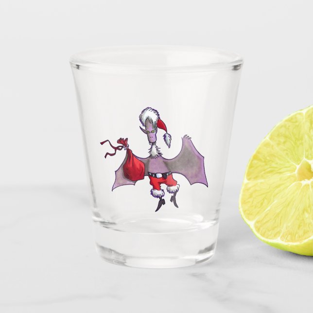 A Shot Père Noël Bat en verre (Devant)