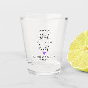 A Shot Prenez un coup Nous avons lié le noeud de verre de