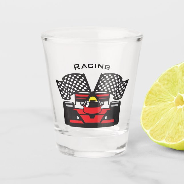 A Shot Race Car Design Verre de tir (Devant)