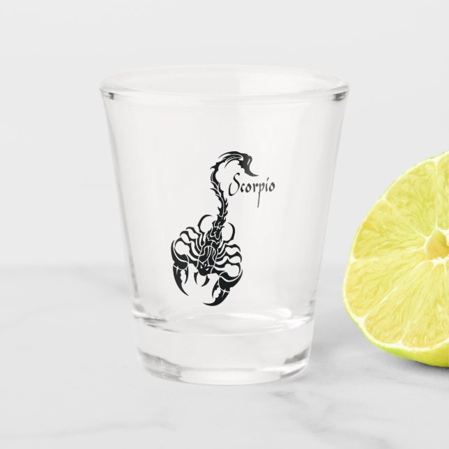 A Shot Scorpio verre Zodiac (Devant)