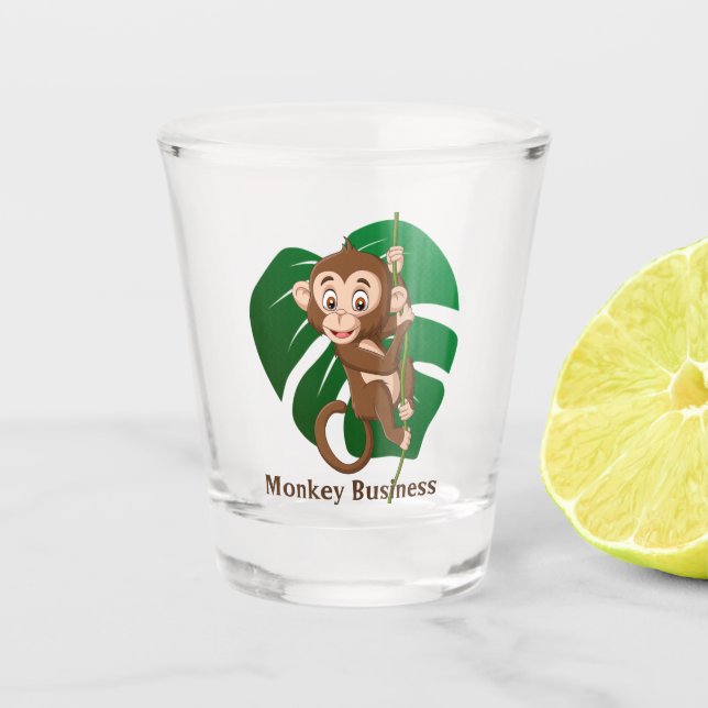 A Shot Singe sur un verre de vigne (Devant)