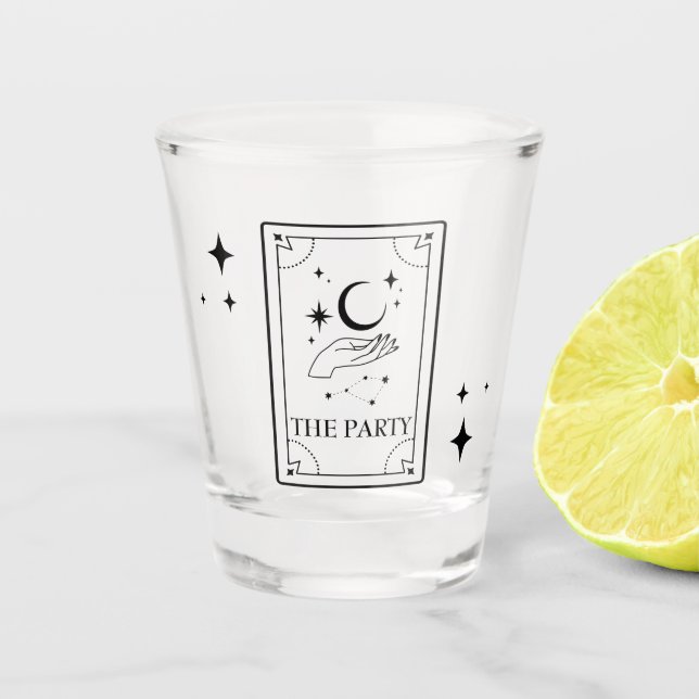 A Shot Tarot Mystique Fortune Coup de Verre (Devant)
