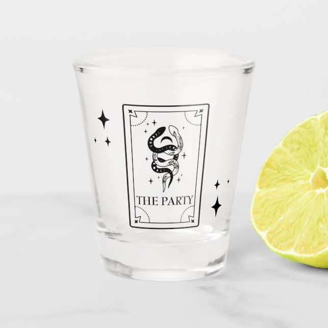 A Shot Tarot Mystique Fortune Coup de Verre (Devant)