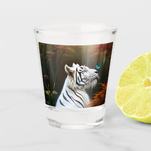 A Shot Tigre Blanc Ces Moments D'Amour, Coup De Verre
