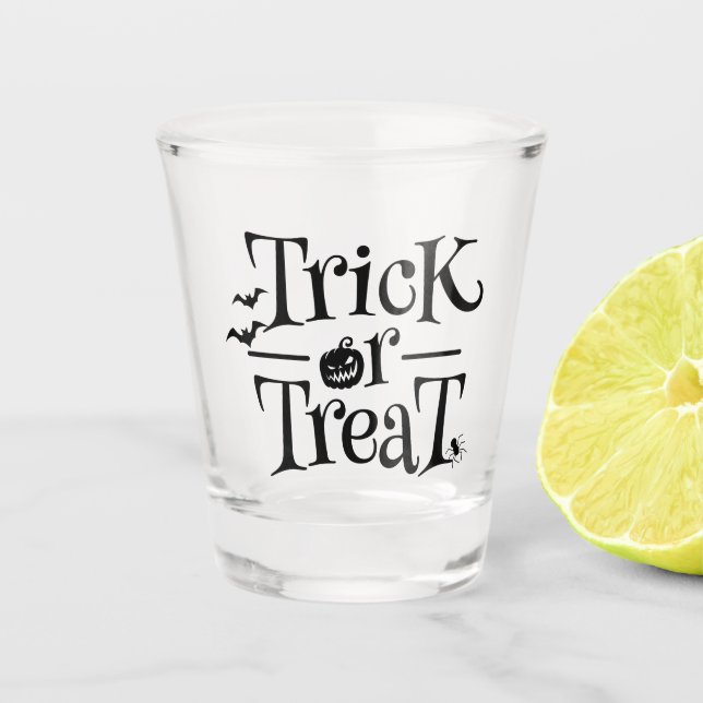 A Shot Tricoter ou traiter le verre à échantillon Hallowe (Devant)