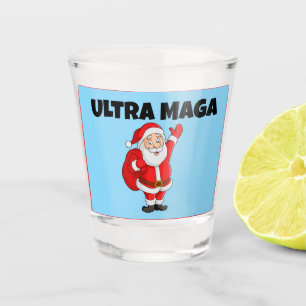 A SHOT ULTRA MAGA TRUMP NOËL TIRÉ VERRE
