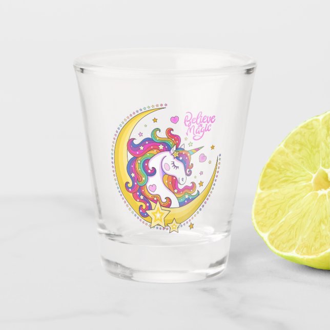 A Shot Unicorn Verre de tir magique (Devant)