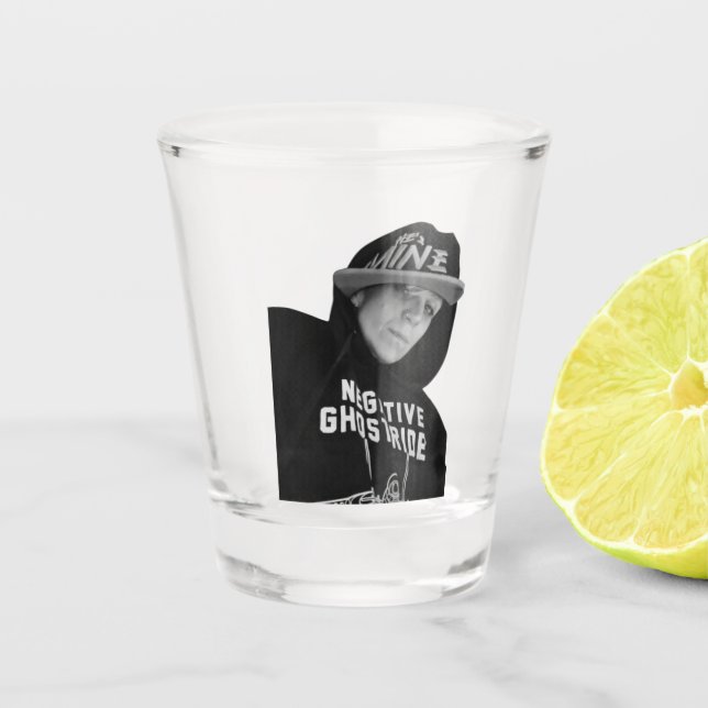 A Shot Verre à capuchon négatif (Devant)