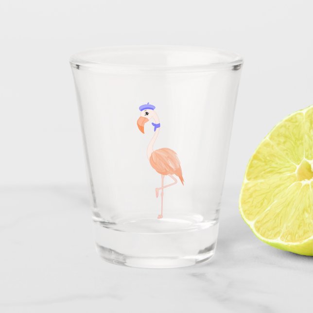 A Shot Verre à liqueur avec une conception mignonne et (Devant)