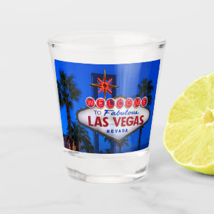 A Shot Verre à liqueur de signe de Las Vegas