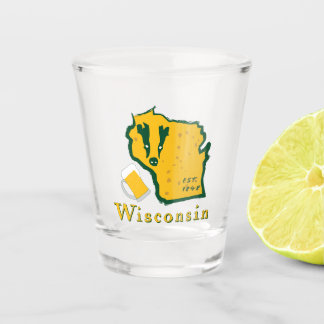 A Shot Verre à liqueur du Wisconsin
