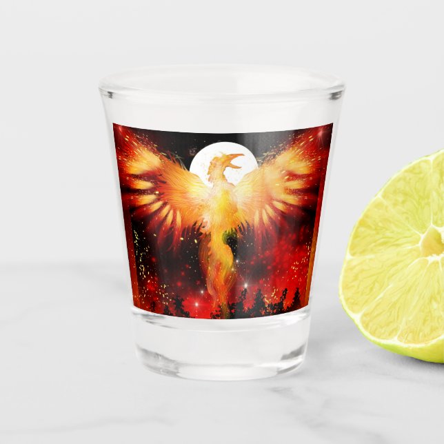 A Shot Verre à liqueur en hausse de Phoenix (Devant)