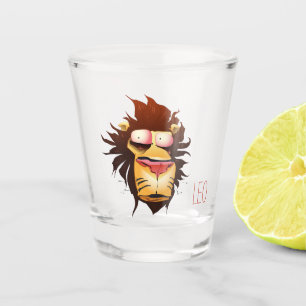 A Shot Verre à liqueur impertinent de zodiaque de Lion