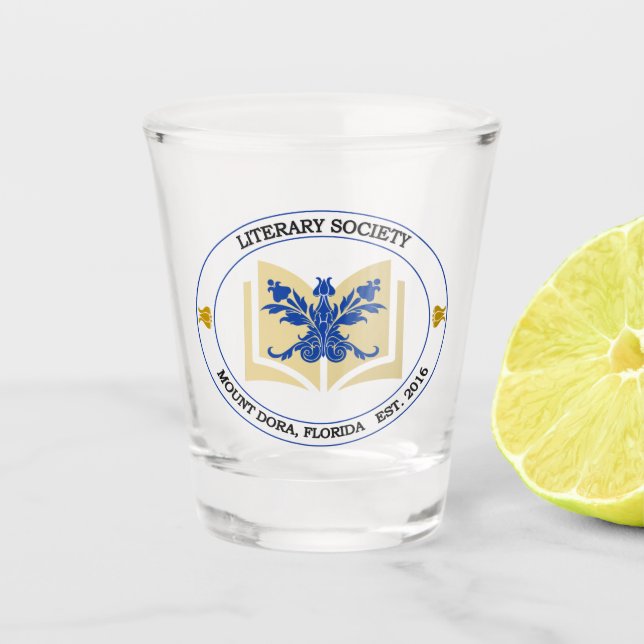 A Shot Verre à liqueur littéraire de société (Devant)