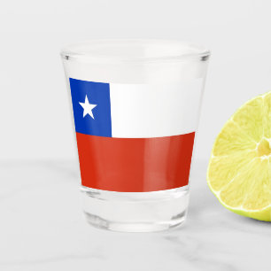 A Shot Verre à liqueur patriotique avec le drapeau du