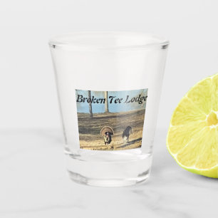 A Shot Verre abattu de dinde sauvage